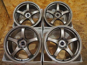 ★軽量★18inch 8.5J+38/9.5J+35 5H114.3 新品 人気 クロススピードCR5 1台分 タイヤset可能 S13 S14 S15 180SX JZX90 JZX100 Z33 Z34 BZ