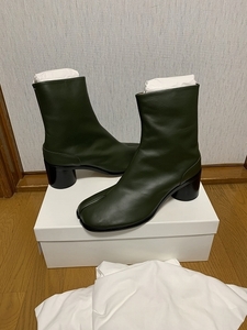 28 新品 20AW Maison Margiela レザー タビ ブーツ tabi マルジェラ