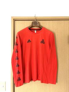 ☆adidasアディダス☆TANGOタンゴシリーズ長袖ロングスリーブTシャツM