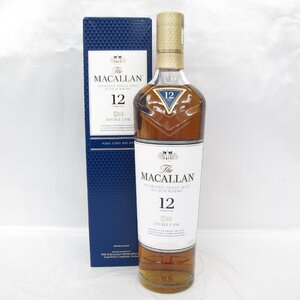 【未開栓】The MACALLAN ザ・マッカラン 12年 ダブルカスク ウイスキー 700ml 40% 箱付 11743317 1222