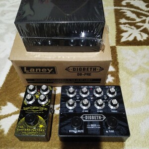 Laney　ベース　プリアンプ　DIGBETH　コンプレッサ　THE CUSTARD FACTORY　◆　BASS PREAMP　COMPRESSOR　エレキベース用