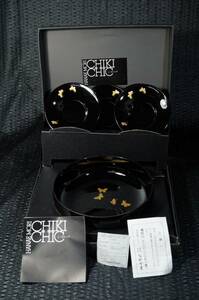 【HANAEMORI】CHIKI CHIC　漆器シック　茶菓セット　SA-06-30　★4303エ