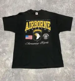 USA製 fruit of the room AIRBORNEプリントTシャツ