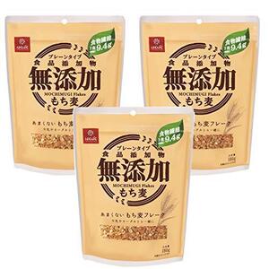 【シリアル・フレーク】はくばく あまくないもち麦フレーク 180g ×3袋 即食