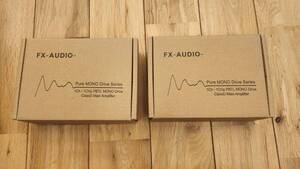  [2set] FX-AUDIO モノラルパワーアンプFX-1001J 2台セット＋ACアダプタ 動作確認済み