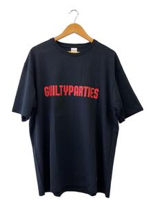 The Guilty Parties◆Tシャツ/L/コットン/BLK/ロゴプリント