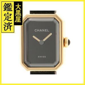 CHANEL シャネル プルミエールリボン H6125 YG/ラバー　クォーツ レディース【434】