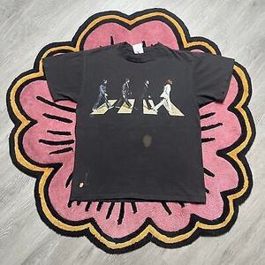 Vintage 90’s The Beatles Abbey Road Graphic Logo T-shirt 海外 即決