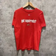 【送料無料】USA古着 got squirrels? USED古着 半袖Tシャツ