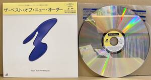 ■国内盤 帯付 LD レーザーディスク■NewOrder ザ・ベスト・オブ・ニュー・オーダー (POLD-1011) ミュージックビデオ集 2面/78分 カラー