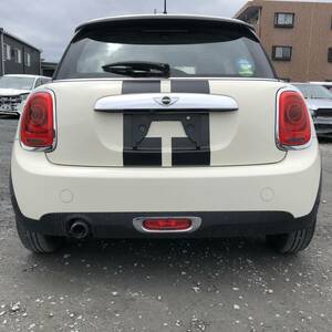 231139-4 BMW MINI ミニクーパー F56 XM12 純正 リアバンパーASSY ホワイト 白系 Ｈ28年 26,810km