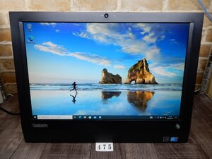 475☆希少品☆19w液晶一体型パソコン★Core2☆Windows10★DVDRWマルチ★320GB-HDD☆メモリ2GB★Lenovo★ThinkCentre M70Z☆1165-A8J