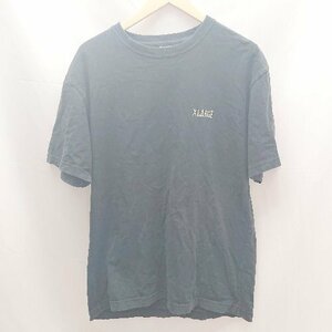 ◇ XLARGE エクストララージ ブランドロゴ刺? バックプリント 半袖 Tシャツ サイズ表記なし ブラック レディース E 1