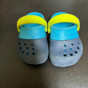 クロックス crocsキッズサンダル　ベビーサンダル12センチC4