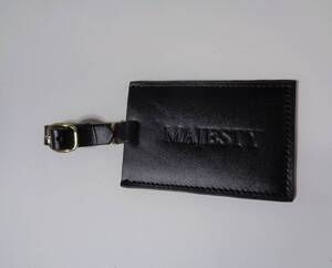 新品　MAJESTY　マジェスティ　ネームプレート　ブラック