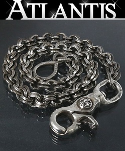 CHROME HEARTS 銀座店 クロムハーツ ダブルBリング ウォレットチェーン 1クリップ ロング メンズ シルバー SV925 96683