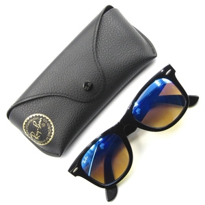 Ray-Ban レイバン サングラス RB4340 WAYFARER EASE ウェイファーラー イーズ USフィット イタリア製 601/4O ブラック 65006745