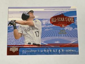 トッド ヘルトン TODD HELTON 2001 UD UPPER DECK MIDSEASON SUPERSTAR SUMMIT INSERT ROCKIES 即決