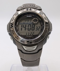 カシオ　プロトレック　PRW-1000TJ　タフソーラー　WR10BAR　簡易方位　ワールドタイマー　CASIO PRO TREK　中古・現状　管理№ 7738