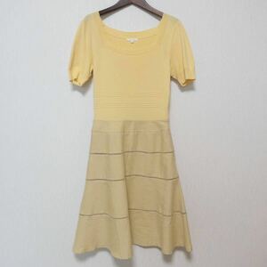 SALE★ 890926 TO BE CHIC トゥービーシック ワンピース 40 黄 イエロー レディース