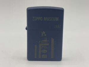 2412021810203 ZIPPO ジッポ ZIPPO MUSEUM ジッポミュージアム 1997年 BRADFORD.PA. ネイビー 着火未確認 現状品 中古