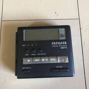 AIWA 　AM-F3　MDレコーダー 動作未確認　ジャンク　