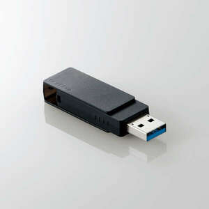 キャップ回転式USBメモリ 32GB USB 5Gbps(USB3.2(Gen1))対応 読み込み時最大100MB/sの高速データ転送を実現: MF-RMU3B032GBK