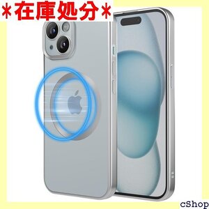 iPhone15 Plus ケース Magsafe対応 透明 ケース 6.7インチ 対応 シルバー 15Plus 740