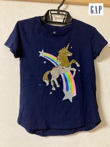 GAP ギャップ　 スパンコール 半袖Tシャツ　