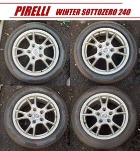 205/55R17×２本　と　235/50R17×２本　ポルシェ　スタッドレス　ケイマン　横浜～　PIRELLI　WINTER　240　SOTTOZERO　ピレリ　porsche