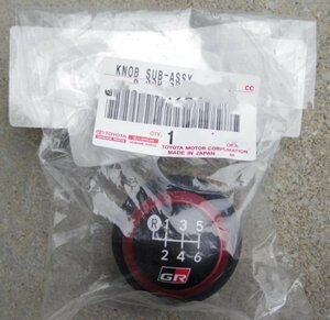 ★GR ヤリス 専用 トヨタ 純正 　シフトレバー ノブ KNOB SUB-ASSY, SHIFT LEVER 新品 未使用 YARIS GRMN