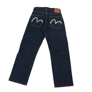 H778-28 日本製 EVISU エヴィス Lot.2001 No.2 デニム パンツ ジーンズ Gパン ジーパン インディゴ系 ネイビー系 セルビッチ 綿 メンズ 31