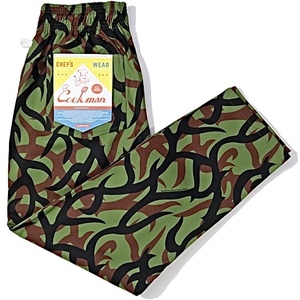 XLサイズ COOKMAN シェフパンツ トライバル カモ オリーブ クックマン Chef Pants Tribal Camo Olive