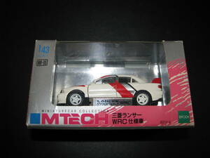 エムテック/MTECH 1/43 三菱ランサーWRC仕様　当時物　中古美品