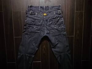 【歳末Sale 初回出品】G-STAR RAW♪TRAIL 5620 TAPERED♪Tunisia♪ジースター♪立体裁断♪傑作♪W28 L32♪50278 2787 1241