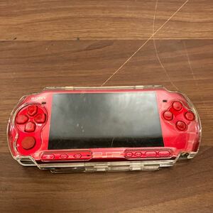 SONY PSP 本体 ゲー厶機 PSP-3000 レッド ソニー カバー付き プレイステーションポータブル ソニー ポータブル PlayStation 玩具