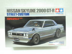 絶版品 タミヤ 1/24 NISSAN スカイライン 2000GT-R ストリートカスタム SKYLINE STREET CUSTOM エッチングパーツ付 RSワタナベ