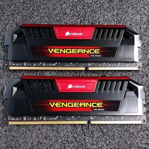 【中古】DDR3メモリ 16GB(8GB2枚組) Corsair VENGEANCE PRO SERIES CMY16GX3M2A2133C11R [DDR3-2133 PC3-17000]