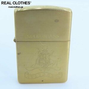 ZIPPO/ジッポー SOLID BRASS/ソリッドブラス Australia/オーストラリア 1993年製 /UPK