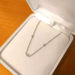 【De Beers】ダイヤモンド18K WGブレスレット