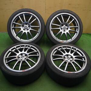 *送料無料* キレイ★86 BRZ等 ENKEI GTC01 225/40R18 ダンロップ ディレッツァ DZ101 LE MANS LM704 エンケイ PCD100/5H★4031304Hノ