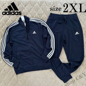 2XL 新品 adidas アディダス 上下セット セットアップ スウェット ジャージ トラックスーツ パンツ ジャケット XO XXL IC6765