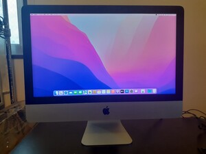 iMac Retina 4K 21.5inch Late2015 i5(3.1GHz),メモリ8GB,HDD1TB,Montereyインストール済み