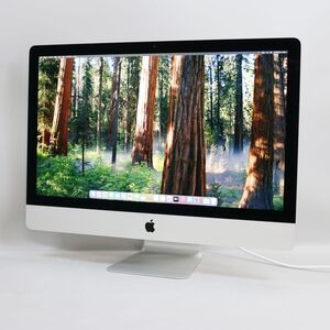 1円スタート Apple iMac Retina 5K, 27インチ, 2019 (Core i5-8500/メモリ16GB/SSD28GB+HDD1TB(Fusion Drive)/Radeon Pro 570X/macOS 15)