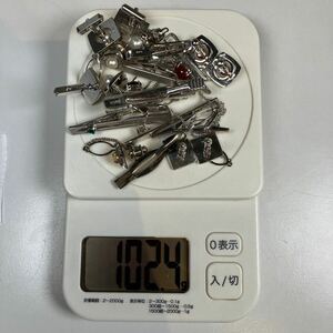  銀製品　全てに刻印あり　タイピン　カフス　約100g　アクセサリー　大量　まとめ　ジャンク　〔136〕　