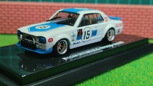 1/64 ミニカー 京商 ハコスカ スカイライン2000GTR改高橋国光仕様 RSワタナベ 風 深リム