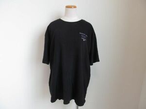 (58106)ロキシー　ROXY　レディース　コットン100％　半袖　Tシャツ　オーバーサイズ　ブラック　M　USED