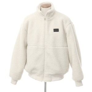 【中古】カルバンクラインジーンズ Calvin klein Jeans 中綿 フリースジャケット アイボリー【サイズM】