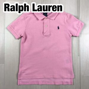 Ralph Lauren ラルフローレン 半袖ポロシャツ キッズサイズ 3 ピンク 刺繍ポニー