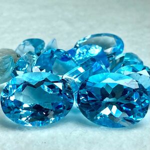 1円〜!!☆天然ブルートパーズおまとめ103ct☆n 約20.6g ルース 裸石 宝石 ジュエリー jewelry blue topaz w5A37